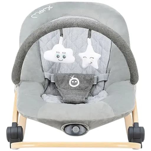 Шезлонг-качалка MoMi Lumiwood Grey - фото 1