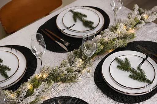 Скатертина Ardesto Shine 120х140см, 100% поліестер, сріблястий (ART07SS) - фото 6