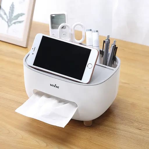 Набор аксессуаров для ванной комнаты My Home MVM-08 белый с серым (MVM-MH-08 WHITE/GRAY) - фото 5