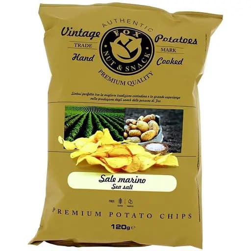 Чипсы Fox nut & snack с морской солью 120 г - фото 1