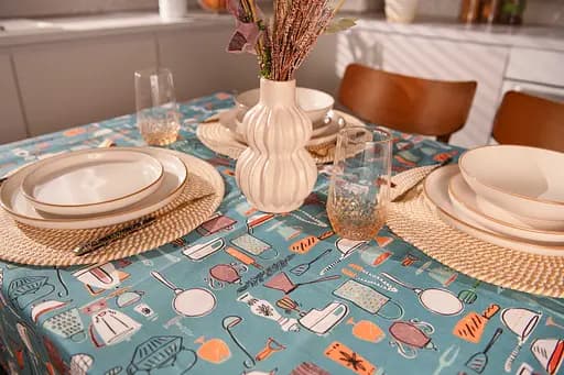 Скатертина Ardesto Cookery 120х140см, 90% поліестер, 10% бавовна (ART07CK) - фото 7