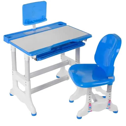 Парта зі стільчиком регульована Bambi кольоровий ЦБ-00257205 - фото 2