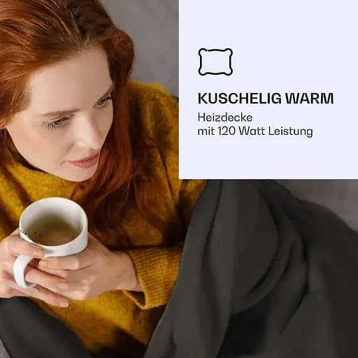 Электроодеяло Klarstein Dr.Watson XL 120 Вт (10031658) Черный - фото 5