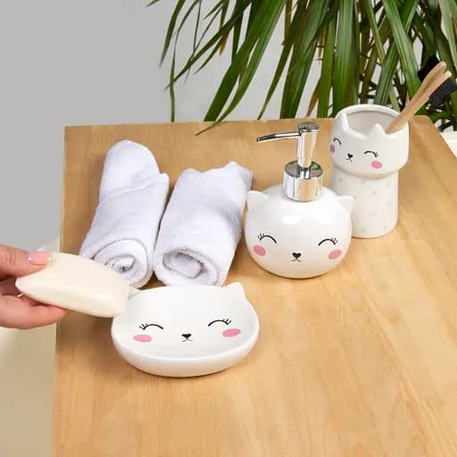 Набор аксессуаров для ванной комнаты МВМ My Home MVM-22 белый (MVM-MH-22 WHITE) - фото 7