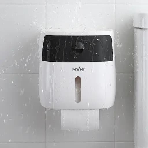 Набор аксессуаров для ванной комнаты My Home MVM-02 белый с черным (MVM-MH-02 WHITE/BLACK) - фото 3