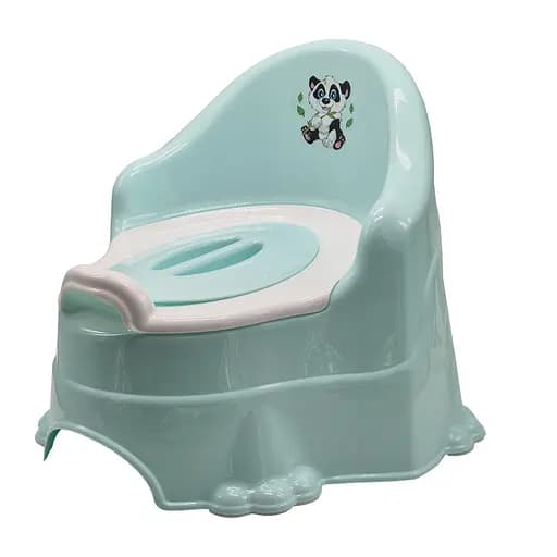 Горщик дитячий з кришкою ТехноК 5156TXK(Turquiose) пластик, бірюзовий - фото 1