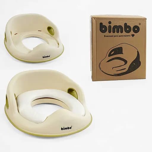 Накладка на унітаз Bimbo, 31x34x11 см, знімне м’яке сидіння, BM-09920 - фото 1