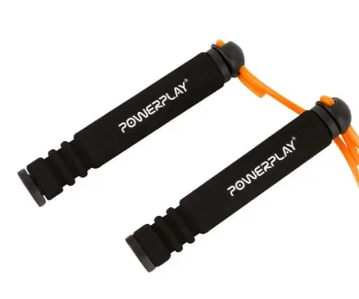 Скакалка PowerPlay 4205 Classic Plus Jump Rope Оранжевая 2,7 м (PP_4205_Orange) - фото 4