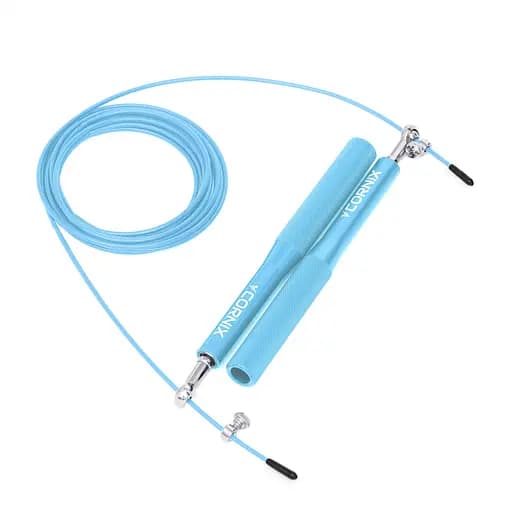 Скакалка скоростная для кроссфита Cornix Speed Rope XR-0153 Sky Blue - фото 3