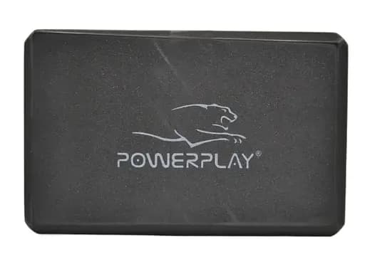 Блок для йоги PowerPlay 4006 Yoga Brick Черный (PP_4006_Black) - фото 2