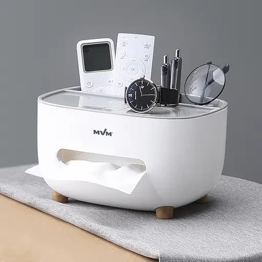 Набор аксессуаров для ванной комнаты My Home MVM-08 белый с серым (MVM-MH-08 WHITE/GRAY) - фото 3