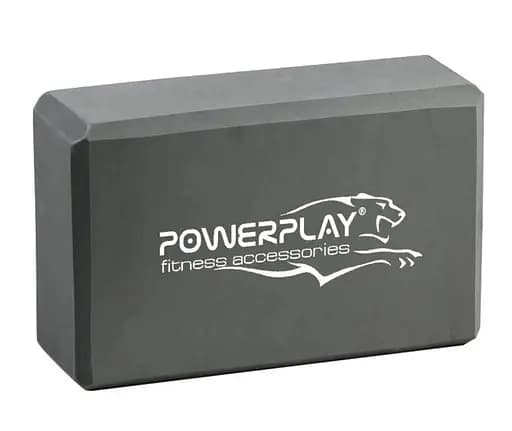 Блоки для йоги PowerPlay 4006 Yoga Brick EVA 2 шт Серые (PP_4006_Grey_2in) - фото 2