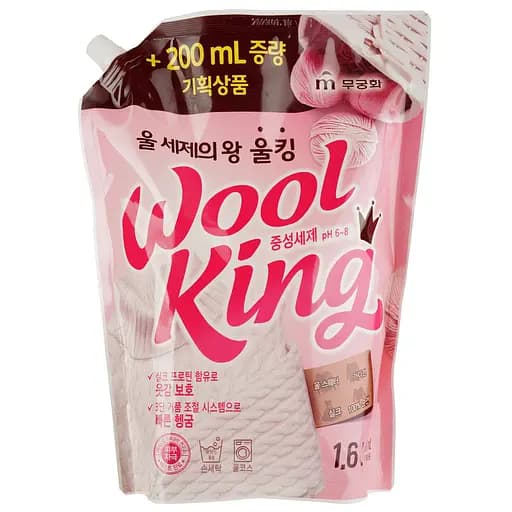 Засіб для прання Mukunghwa Wool King Neutral Detergent 1.8 л - фото 2
