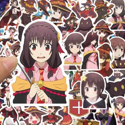 Стикерпак GeekLand KonoSuba Megumin 50 штук - фото 3