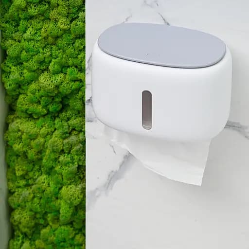 Набор аксессуаров для ванной комнаты МВМ My Home MVM-34 белый с серым (MVM-MH-34 WHITE/GRAY) - фото 8