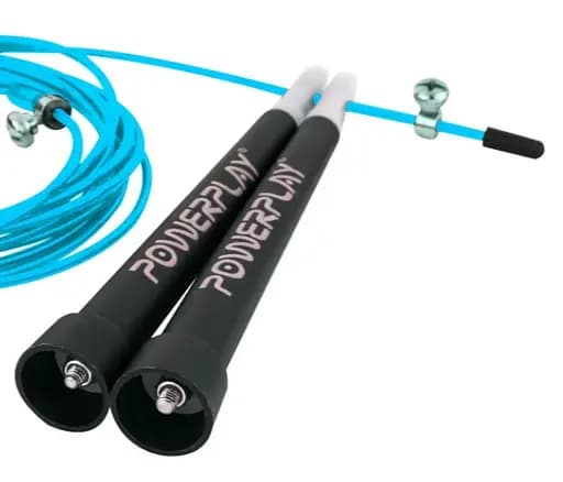 Скакалка скоростная PowerPlay 4202 Ultra Speed ​​Rope Бирюзовая 2,9м (PP_4202_Cyan) - фото 3
