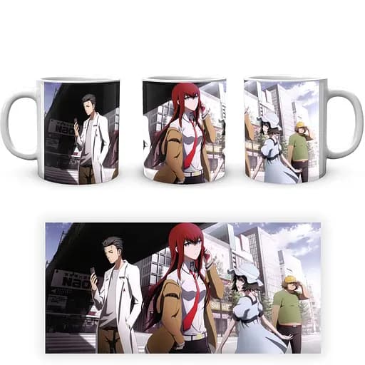 Кухоль GeekLand Steins Gate Брама Штейна Макісе Рінтаро Маюрі SG 19 330 мл білий - фото 3