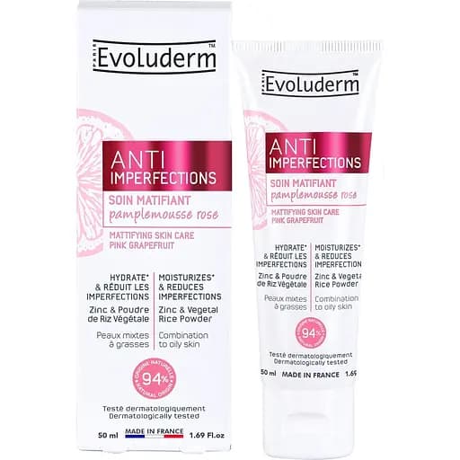 Крем для лица Evoluderm очищающий с экстрактом розового грейпфрута против несовершенств кожи 50 мл - фото 1