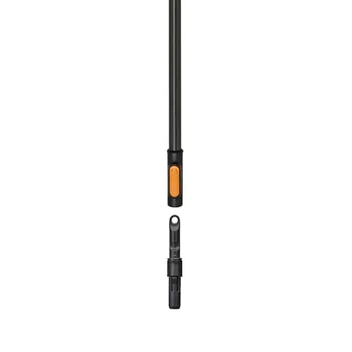 Ручка алюмінієва Fiskars OneClick L, 161 см + адаптер для насадок QuikFit (1080705) - фото 1