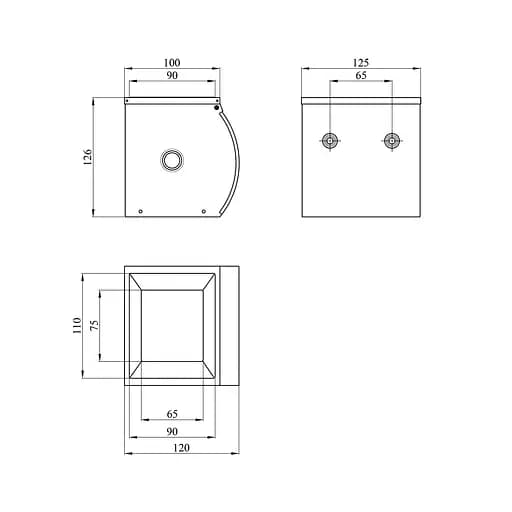 Тримач для туалетного паперу Kroner KRM Rizze - ACC300 (CV022902) - фото 4