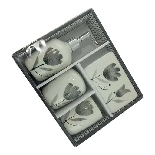 Набір для ванної кімнати керамічний - фото 7