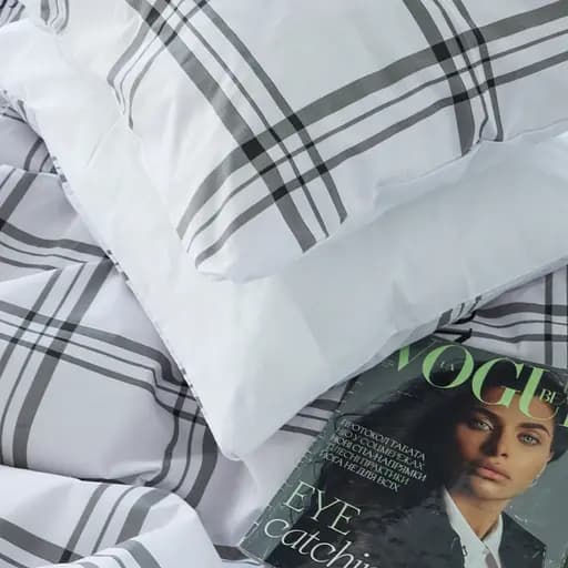 Простыня MirSon Бязь 17-4763 Forli 180x220 см белая (2200008942311) - фото 7