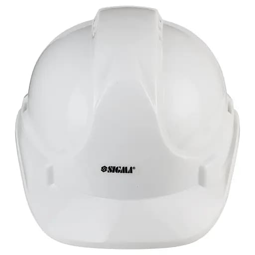 Каска будівельна Sigma 8 точок кріплення (біла) 9414501 - фото 1