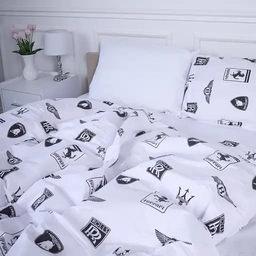 Простирадло MirSon Бязь 17-4761 Ferrara 200x220 см біле (2200008941130) - фото 3