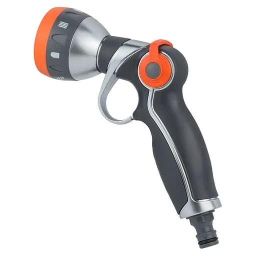 Пистолет-распылитель Flora 7-ми режимный плавающий курок (AL+TPR) (5011394) - фото 6