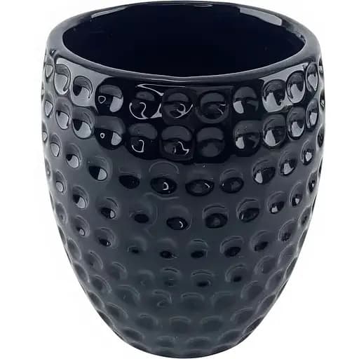 Набор аксессуаров для ванной комнаты No brand Гольф керамический черный 4 предмета 23x21x11 см - фото 6