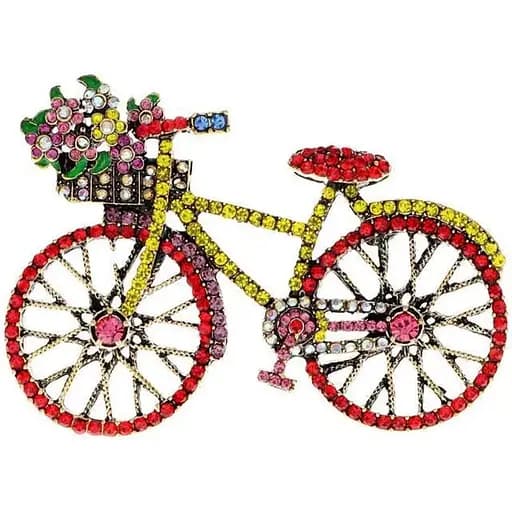 Брошь Велосипед брошь-булавка (4946908) - фото 1