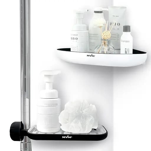 Набор аксессуаров для ванной комнаты My Home MVM-09 белый с черным (MVM-MH-09 WHITE/BLACK) - фото 2