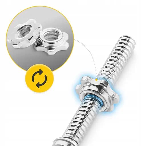 Гриф для штанги прямой 4FIZJO 120 см 25 мм (P-5905973401128) - фото 6