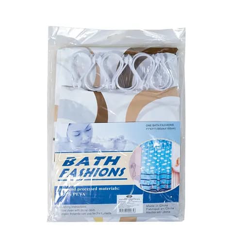 Шторка для ванной Kornel 180х180 см в ассортименте - фото 3