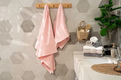 Полотенце махровое Ardesto Air 50х90 см 100% хлопок розовое (ART2150SC)  - фото 10