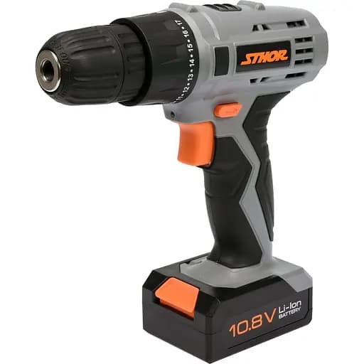 Шуруповерт-дриль Sthor Li-Ion 10.8 В (78981) - фото 1