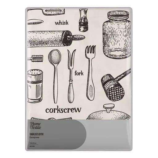 Скатертина Ardesto Kitchen 120х140см, 90% поліестер, 10% бавовна (ART07KN) - фото 1
