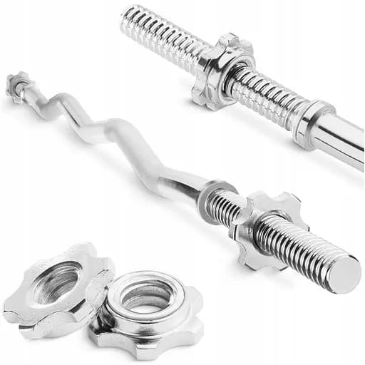 Гриф для штанги W-образный 4FIZJO 120 см 25 мм (P-5905973401104) - фото 1