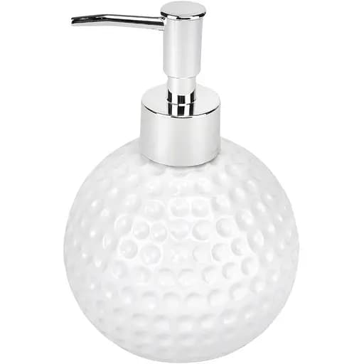 Набор аксессуаров для ванной No brand Гольф керамический белый 4 предмета 23x21x11 см - фото 3