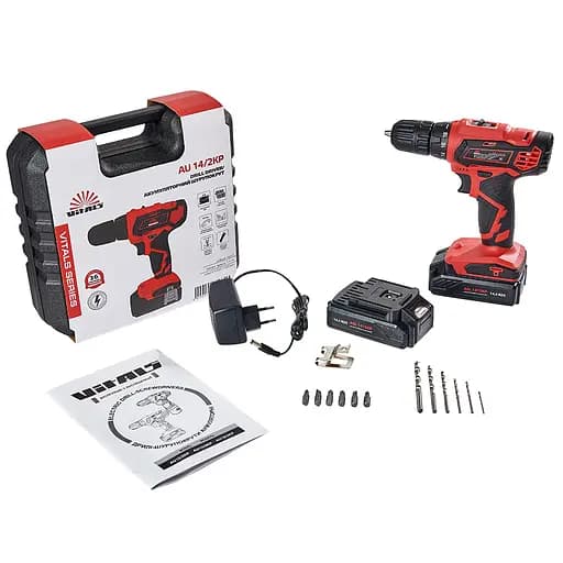 Дриль-шурупокрут Vitals AU 14/2KP акумуляторний (181684) - фото 9