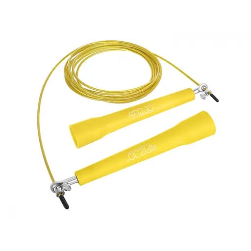 Скакалка 4FIZJO швидкісна для кросфіту Standard+ Yellow 4FJ0184 (P-5907739311535) - фото 3