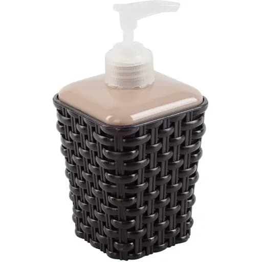 Набор для ванной комнаты Violet House 0786 Ротанг 5 в 1 коричневый (0786 Ротанг BROWN д/ванної 5 в 1) - фото 3