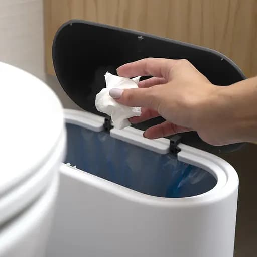 Набор аксессуаров для ванной комнаты My Home МВМ-01 белый с черным (MVM-MH-01 WHITE/BLACK) - фото 4