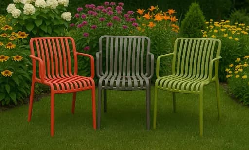 Стілець Чіл пластик зелений - фото 4