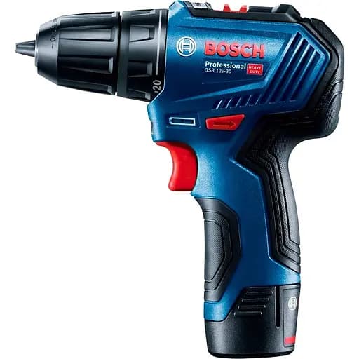 Дриль-шуруповерт Bosch GSR 12V-30 Professional 2x2Ah (0.601.9G9.000) UA-UCRF [89307] - фото 1