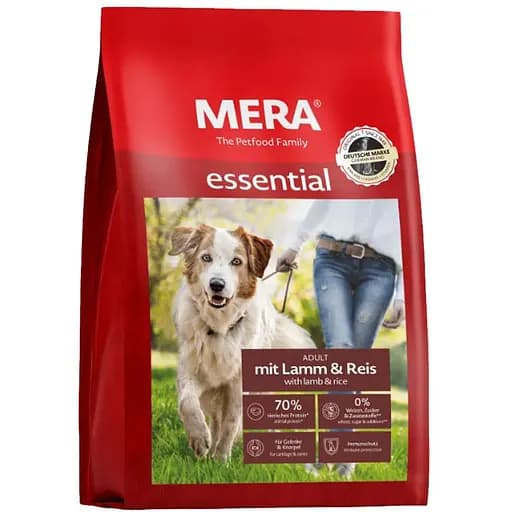 Сухий корм для дорослих собак Mera Essential Lamm & Reis 1 кг  - фото 1
