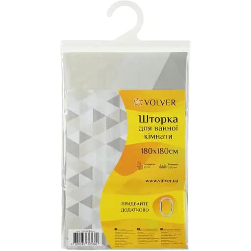 Шторка для ванної Volver Ellos 180 x 180 см (50206) - фото 1