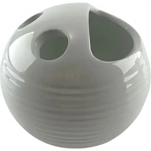 Набор аксессуаров для ванной комнаты No brand керамический белый 4 предмета 17x14x10 см - фото 4