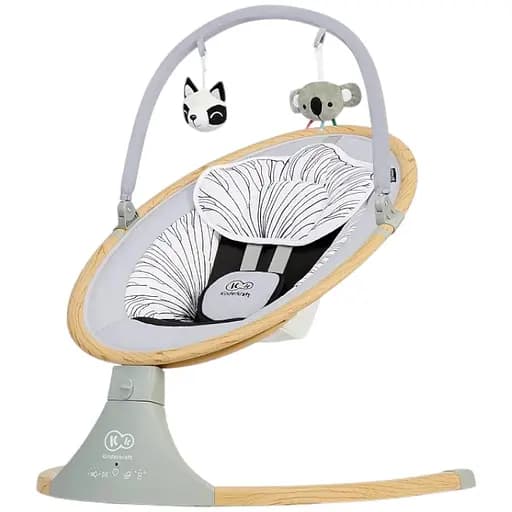 Заколисуючий центр Kinderkraft LUMI Wooden Grey - фото 11