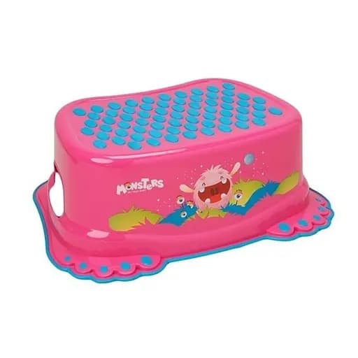 Подставка для ног Tega Монстрики, с противоскользящей резиной, розовый (MN-006-127) - фото 1